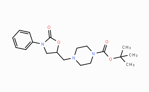 CAS No. 1781241-37-9, tert-Butyl 4-[(2-oxo-3-phenyl-1,3-oxazolidin-5-yl)methyl]piperazine-1-carboxylate