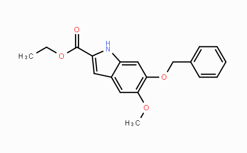CAS No. 23001-69-6, 6-Benzyloxy-5-methoxy-1H-indole-2-carboxylic acid ethyl ester