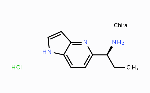CAS No. 1422143-35-8, (S)-1-(1H-Pyrrolo[3,2-b]pyridin-5-yl)propan-1-amine hydrochloride
