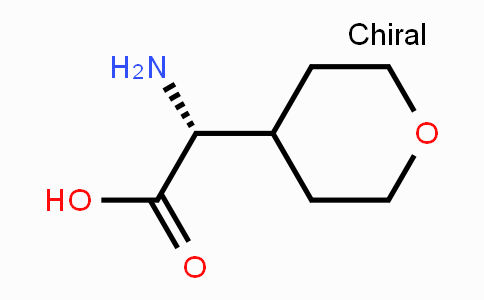 CAS No. 475649-32-2, (R)-2-Amino-2-(tetrahydro-2H-pyran-4-yl)acetic acid