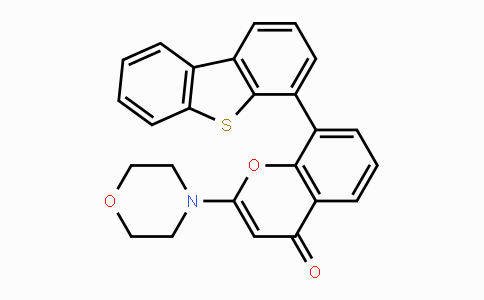 CAS No. 503468-95-9, 8-(4-Dibenzothienyl)-2-(4-morpholinyl)-4H-1-benzopyran-4-one