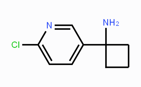 CAS No. 1256810-23-7, 1-(6-Chloropyridin-3-yl)cyclobutanamine
