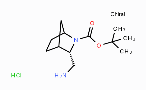 CAS No. 1902339-98-3, tert-Butyl (3S)-3-(aminomethyl)-2-azabicyclo-[2.2.1]heptane-2-carboxylate hydrochloride
