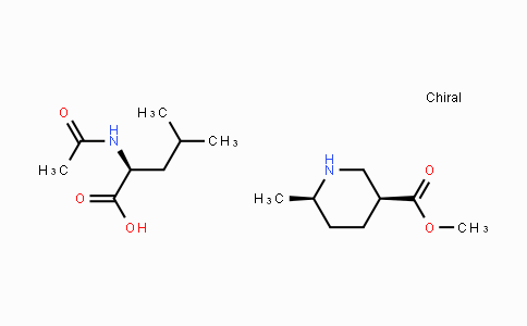 CAS No. 1009376-80-0, (3S,6R)-Methyl 6-methylpiperidine-3-carboxylate (S)-2-acetamido-4-methylpentanoate