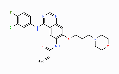 MC116239 | 267243-28-7 | N-(4-(3-Chloro-4-fluorophenylamino)-7-(3-morpholinopropoxy)quinazolin-6-yl)acrylamide