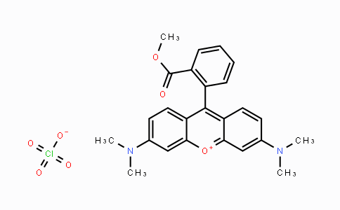 CAS No. 115532-50-8, 3,6-Bis(dimethylamino)-9-(2-(methoxycarbonyl)-phenyl)xanthylium percHlorate