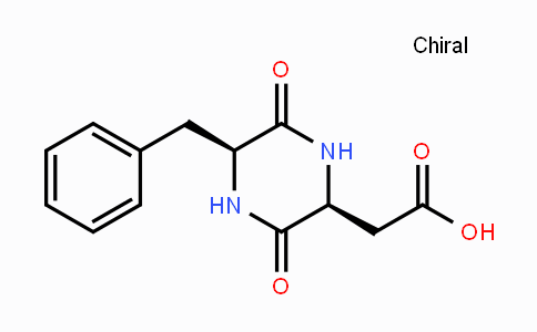 CAS No. 5262-10-2, 2-((2S,5S)-5-Benzyl-3,6-dioxopiperazin-2-yl)acetic acid