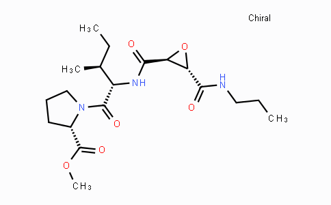 MC116258 | 147859-80-1 | (S)-Methyl 1-((2S,3S)-3-methyl-2-((2S,3S)-3-(propylcarbamoyl)oxirane-2-carboxamido)pentanoyl)pyrrolidine-2-carboxylate