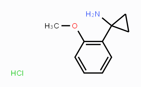 CAS No. 1227418-17-8, 1-(2-Methoxyphenyl)cyclopropanamine hydrochloride