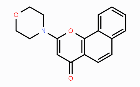 CAS No. 154447-35-5, 2-(4-Morpholinyl)-4H-naphtho[1,2-b]pyran-4-one
