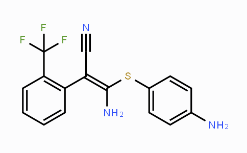 CAS No. 305350-87-2, (Z)-3-Amino-3-(4-aminophenylthio)-2-(2-(trifluoromethyl)phenyl)acrylonitrile