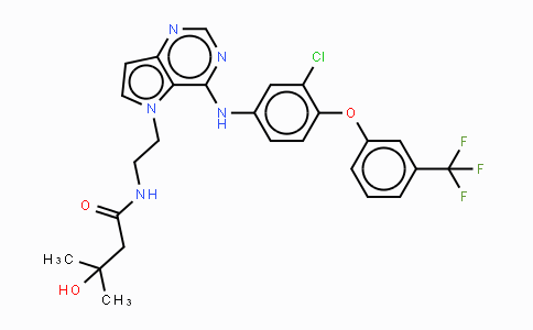 CAS No. 1137608-69-5, 2-Benzamidoacetic acid, ((S)-3-(4-(2-amino-6-((R)-1-(4-chloro-2-(3-methyl-1H-pyrazol-1-yl)phenyl)-2,2,2-trifluoroethoxy)pyrimidin-4-yl)phenyl)-1-ethoxy-1-oxopr