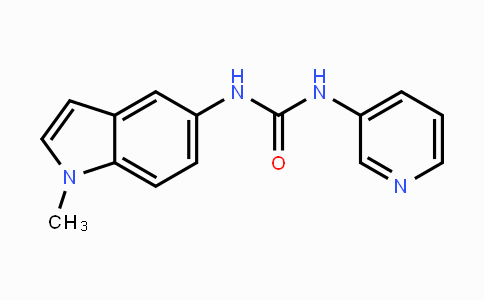 CAS No. 143797-63-1, N-(1-Methyl-1H-indol-5-yl)-N'-3-pyridinylurea
