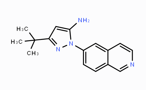 CAS No. 1951451-76-5, 3-(tert-Butyl)-1-(isoquinolin-6-yl)-1H-pyrazol-5-amine