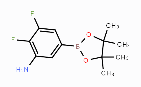 CAS No. 1701449-93-5, 2,3-Difluoro-5-(4,4,5,5-tetramethyl-1,3,2-dioxaborolan-2-yl)aniline