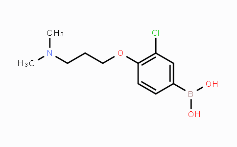 CAS No. 1704080-14-7, (3-Chloro-4-(3-(dimethylamino)propoxy)phenyl)boronic acid