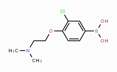 CAS No. 1704080-46-5, (3-Chloro-4-(2-(dimethylamino)ethoxy)phenyl)boronic acid