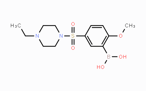 CAS No. 1704080-76-1, (5-((4-Ethylpiperazin-1-yl)sulfonyl)-2-methoxyphenyl)boronic acid