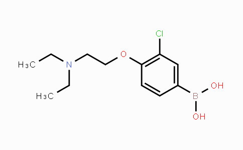 CAS No. 1704080-93-2, (3-Chloro-4-(2-(diethylamino)ethoxy)phenyl)boronic acid