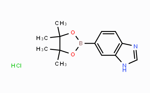 CAS No. 1704081-85-5, 6-(4,4,5,5-Tetramethyl-1,3,2-dioxaborolan-2-yl)-1H-benzo[d]imidazole hydrochloride