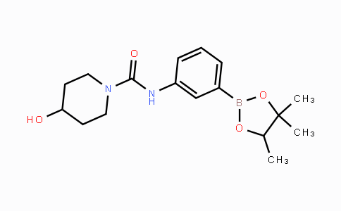 CAS No. 1704081-94-6, 4-Hydroxy-N-(3-(4,4,5-trimethyl-1,3,2-dioxaborolan-2-yl)phenyl)piperidine-1-carboxamide