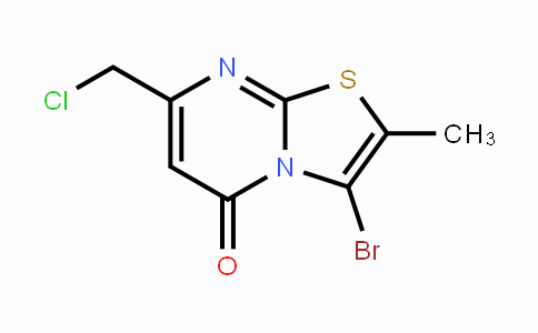 CAS No. 1698908-27-8, 3-Bromo-7-(chloromethyl)-2-methyl-5H-thiazolo[3,2-a]pyrimidin-5-one