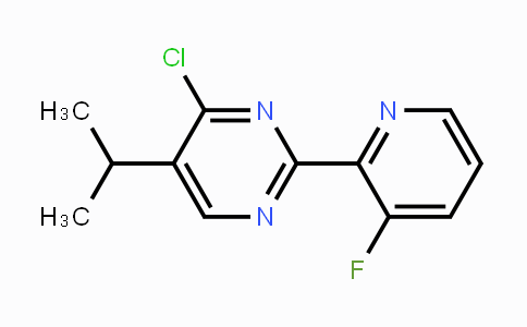 CAS No. 2119574-84-2, 4-Chloro-2-(3-fluoropyridin-2-yl)-5-isopropylpyrimidine