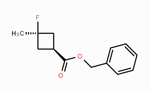 CAS No. 1455037-44-1, cis-Benzyl 3-fluoro-3-methylcyclobutanecarboxylate