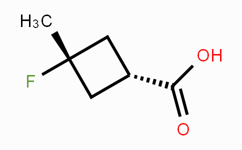 CAS No. 1455037-45-2, (1s,3s)-3-Fluoro-3-methylcyclobutanecarboxylic acid