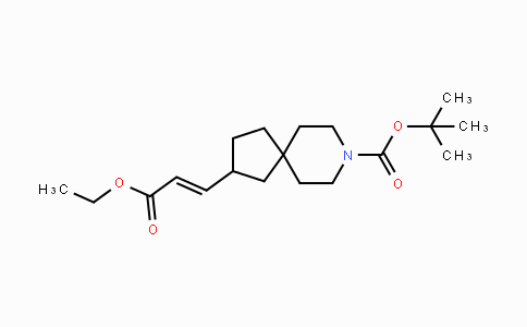 CAS No. 1599479-34-1, tert-Butyl 2-(3-ethoxy-3-oxoprop-1-en-1-yl)-8-azaspiro[4.5]decane-8-carboxylate