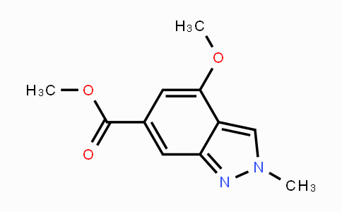 CAS No. 1245215-47-7, Methyl 4-methoxy-2-methyl-2H-indazole-6-carboxylate