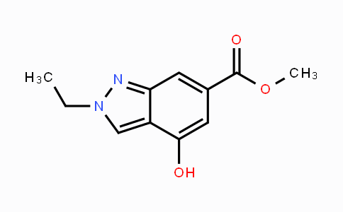 CAS No. 1245215-51-3, Methyl 2-ethyl-4-hydroxy-2H-indazole-6-carboxylate