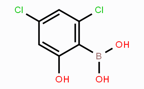 CAS No. 1028332-22-0, (2,4-Dichloro-6-hydroxyphenyl)boronic acid