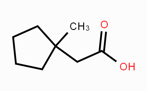 CAS No. 933-47-1, 2-(1-Methylcyclopentyl)acetic acid