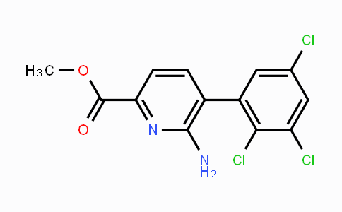 CAS No. 875051-79-9, Methyl 6-amino-5-(2,3,5-trichlorophenyl)picolinate