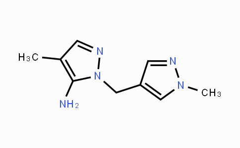 CAS No. 1152502-18-5, 4-Methyl-1-[(1-methyl-1H-pyrazol-4-yl)methyl]-1H-pyrazol-5-amine