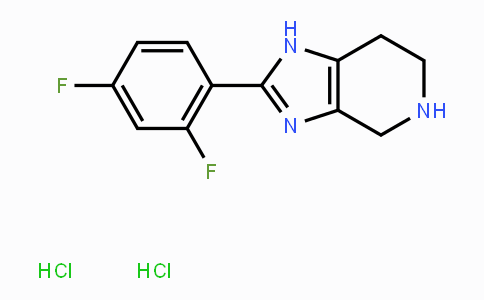 CAS No. 2108830-62-0, 2-(2,4-Difluorophenyl)-4,5,6,7-tetrahydro-1H-imidazo[4,5-c]pyridine dihydrochloride