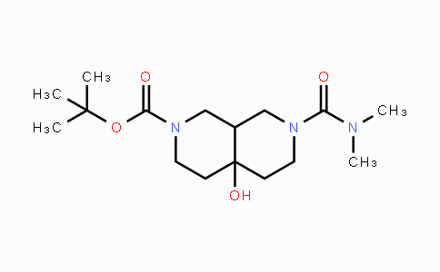CAS No. 2096985-47-4, tert-Butyl 7-[(dimethylamino)carbonyl]-4a-hydroxyoctahydro-2,7-naphthyridine-2(1H)-carboxylate