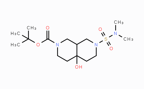CAS No. 2096985-61-2, tert-Butyl 7-[(dimethylamino)sulfonyl]-4a-hydroxyoctahydro-2,7-naphthyridine-2(1H)-carboxylate