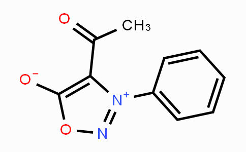 CAS No. 13973-33-6, 4-Acetyl-3-phenyl-1,2,3-oxadiazol-3-ium-5-olate