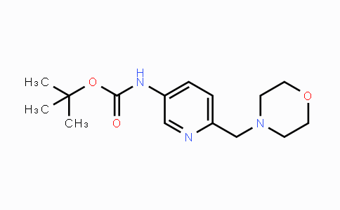 CAS No. 1203486-73-0, (6-Morpholin-4-ylmethyl-pyridin-3-yl)-carbamic acid tert-butyl ester