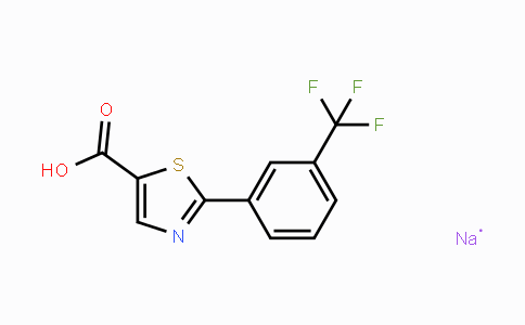 CAS No. 2203016-81-1, Sodium 2-(3-trifluoromethyl-phenyl)-thiazole-5-carboxylic acid