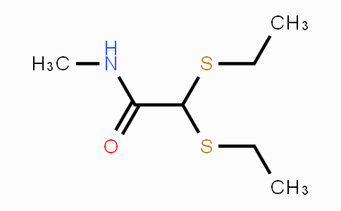 CAS No. 240115-81-5, 2,2-Bis(ethylsulfanyl)-N-methylacetamide