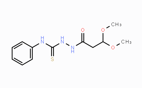 CAS No. 243455-07-4, 2-(3,3-Dimethoxypropanoyl)-N-phenyl-1-hydrazinecarbothioamide