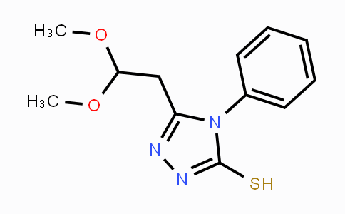 CAS No. 240115-90-6, 5-(2,2-Dimethoxyethyl)-4-phenyl-4H-1,2,4-triazole-3-thiol