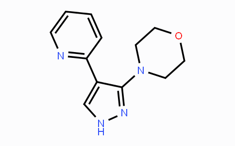 CAS No. 240115-91-7, 4-[4-(2-Pyridinyl)-1H-pyrazol-3-yl]morpholine