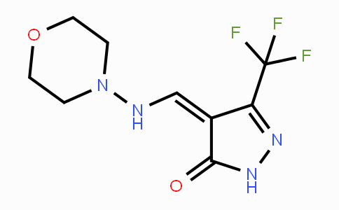 CAS No. 240115-95-1, 4-[(Morpholinoamino)methylene]-5-(trifluoromethyl)-2,4-dihydro-3H-pyrazol-3-one