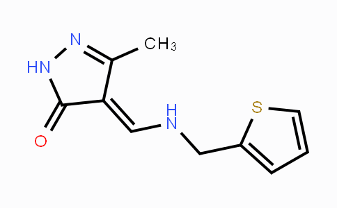 CAS No. 240115-97-3, 5-Methyl-4-{[(2-thienylmethyl)amino]methylene}-2,4-dihydro-3H-pyrazol-3-one
