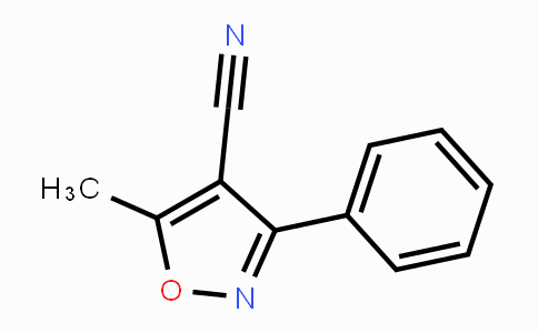 CAS No. 24400-67-7, 5-Methyl-3-phenyl-4-isoxazolecarbonitrile