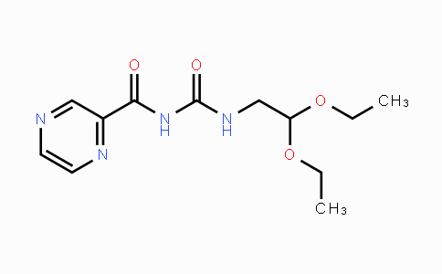 CAS No. 240799-50-2, N-(2,2-Diethoxyethyl)-N'-(2-pyrazinylcarbonyl)urea